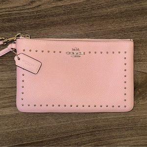 Coach Pink Wristlet